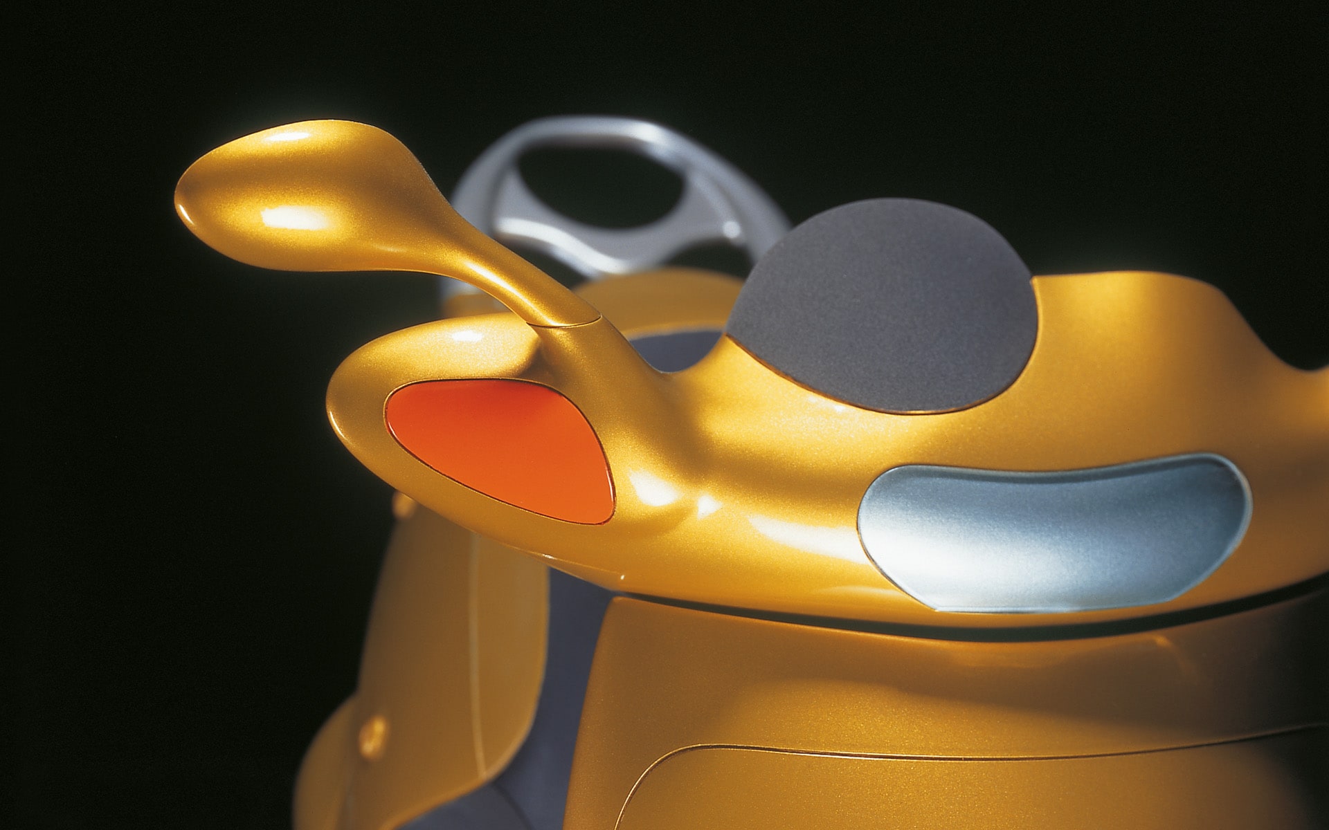 Gold-colored ITO Design Motorroller for Hercules, created in 1993