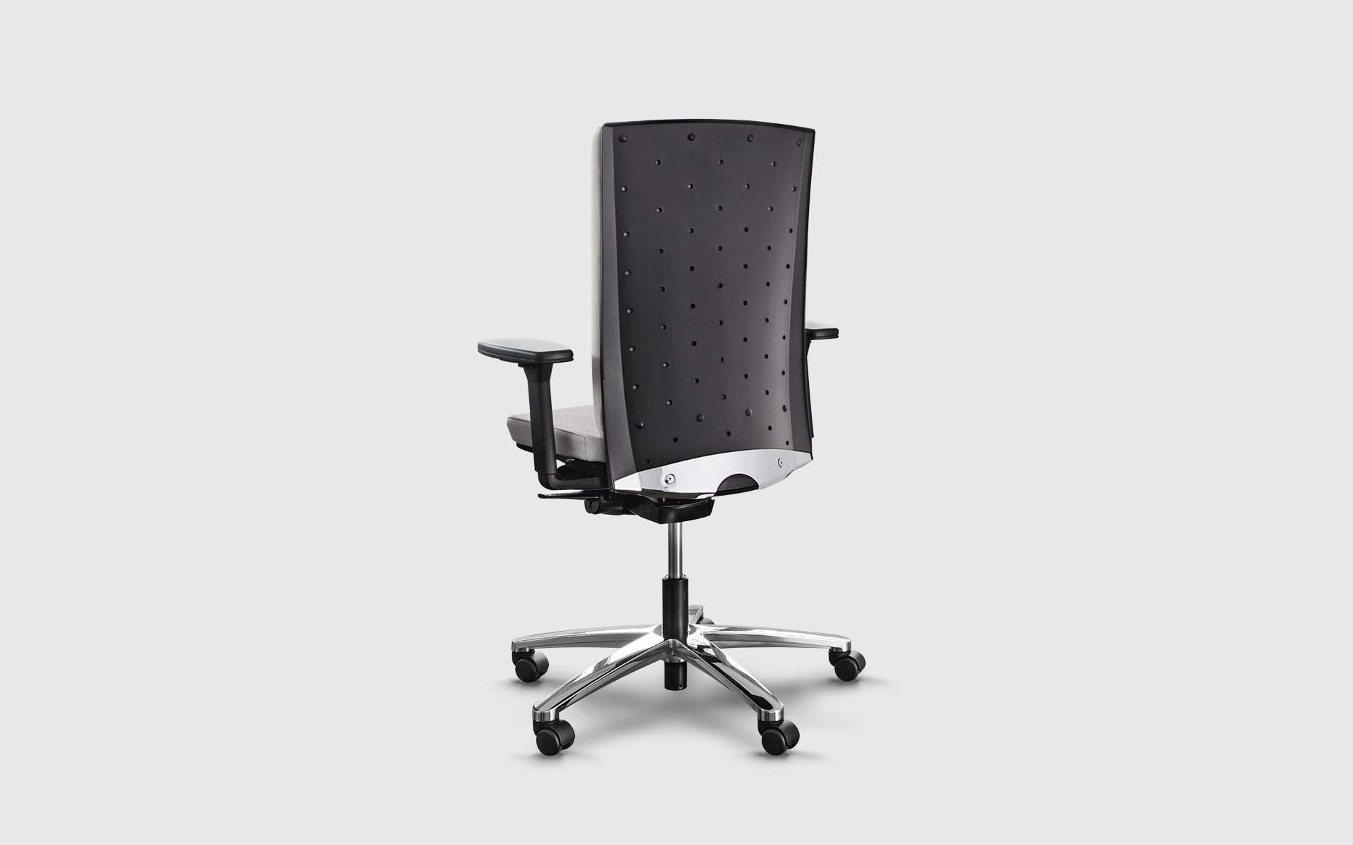 König + Neurath Tensa Bürostuhl von ITO Design mit ergonomischer schwarzer Lehne