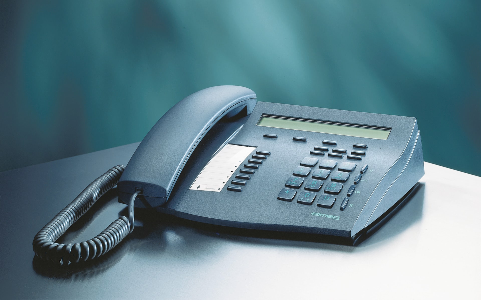 Black telephone for Elmeg by ITO Design, created in 2000