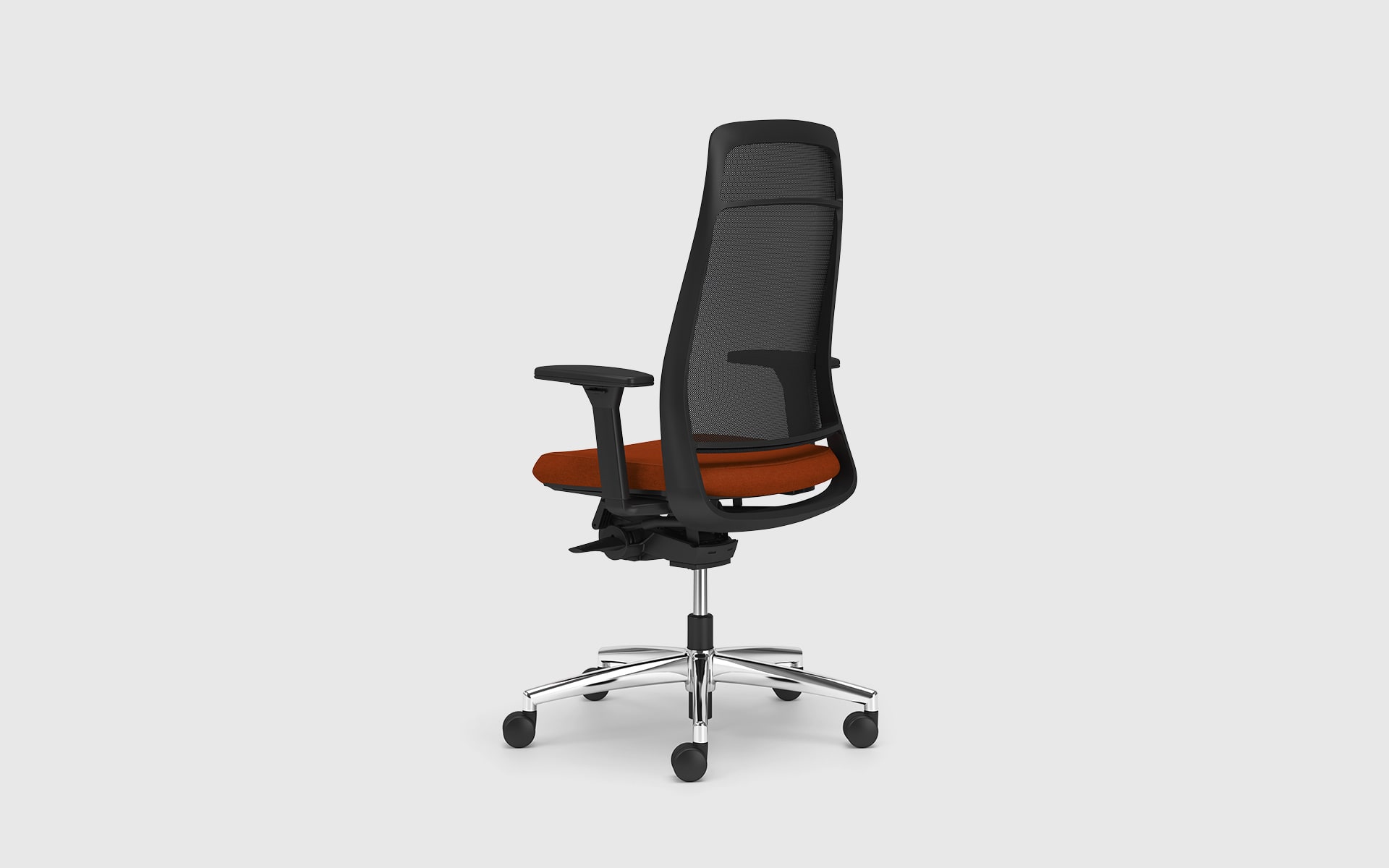 K+N Tensa Next office chair by ITO Design with red upholstery