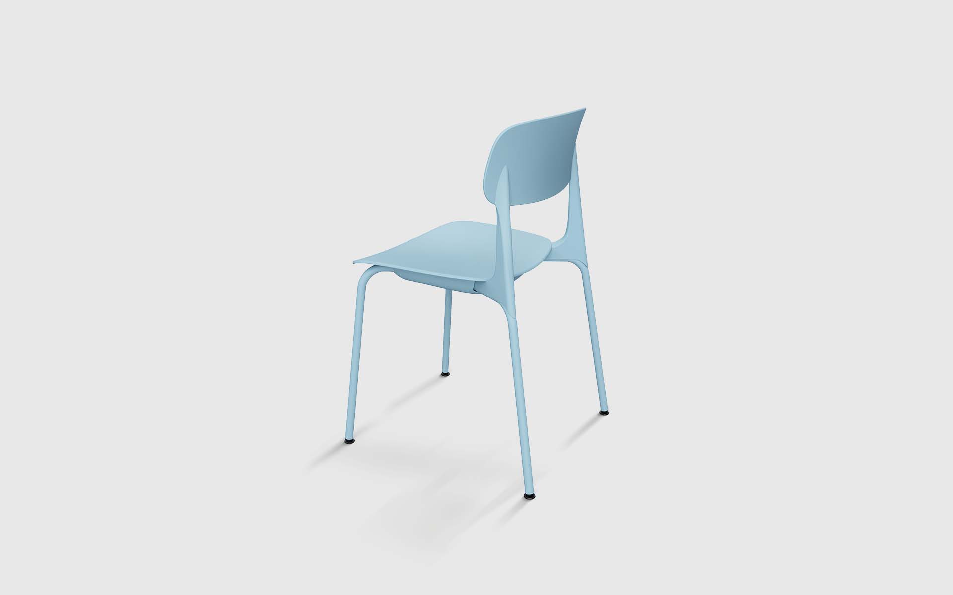 Okamura Ena visitor chair by ITO Design in sage